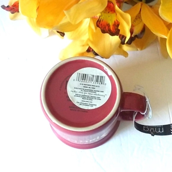 BOSTON WAREHOUSE SPARKLE COFFEE MUG SIZE 16oz. NWT - Picture 6 of 9